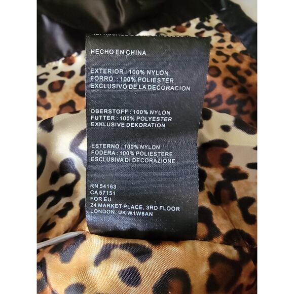 Starter Black Label NY Yankees Jacket Women's M Animal Print Logo Black Satin - Picture 9 of 12